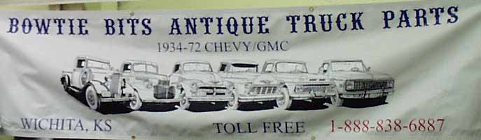 Banner Bowtie Bits Antique Truck Parts