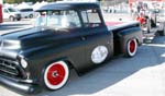 57 Chevy Pickup w/Dragster on Trailer