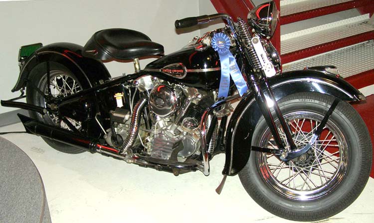 41 Harley Davidson EL V-Twin Motorcycle